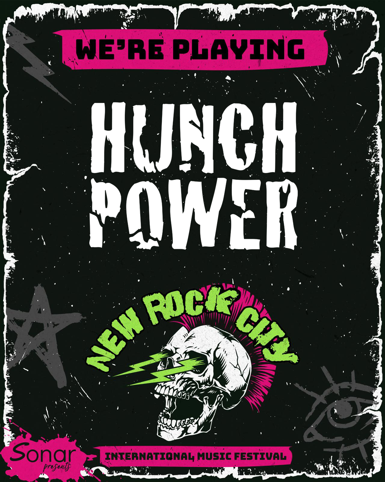 Hunch Power joins the New Rock City International Festival